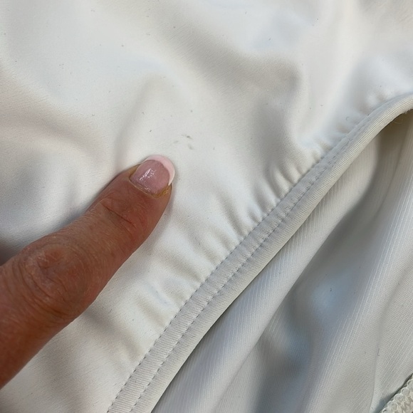 New Miraclesuit Illusionists Wrapture One Piece Swimsuit Mesh Twist White Sz 8 - Picture 10 of 14